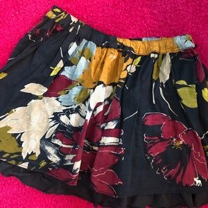 Women's Floral Skirt- Size Small